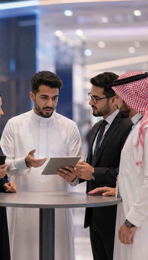 حوار بين رواد أعمال